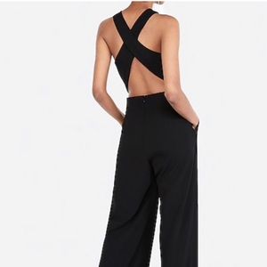 Express Black Wide Leg Jumpsuit